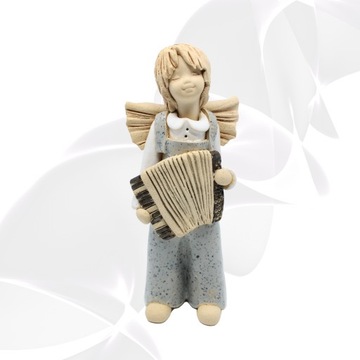 АККОРДЕОН АНГЕЛ-ХРАНИТЕЛЬ МУЗЫКАНТ АНГЕЛ ФИГУРКА ДЕНЬ РОЖДЕНИЯ СВЯТОЙ МОРОЗ