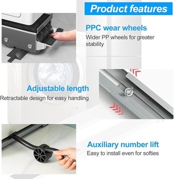 Транспортировочная подставка для бытовой техники, 300 кг.