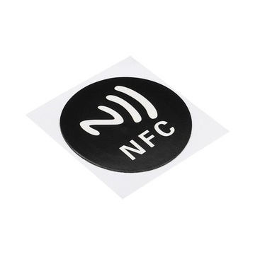 ETYKIETA NAKLEJKA NADRUKOWANA NFC NFC213 CZARNA