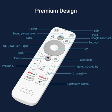 HOMATIC Dongle G 4K-2 ГБ 32 ГБ TVBOX Двойное распознавание Google и Netflix