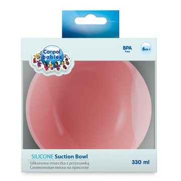 CANPOL СИЛИКОНОВАЯ ЧАШКА ПРИСОСКА 330мл