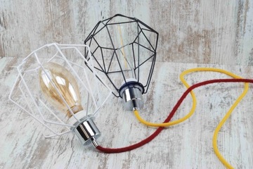 хромированная металлическая рама e27 с двумя фланцами и замком-пауком в стиле лофт в стиле ретро.