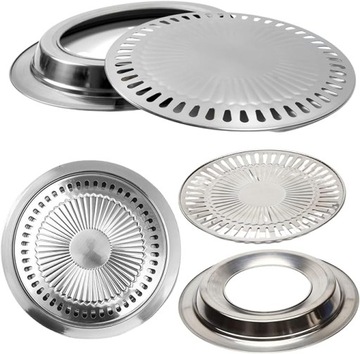 Nakładka grillowa do kuchenki turystycznej GRILL 30 cm Stal Nierdzewna