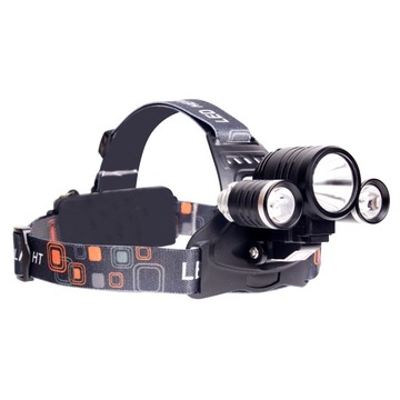 MOCNA LATARKA CZOŁOWA LED REFLEKTOR NA GŁOWĘ T6 CREE