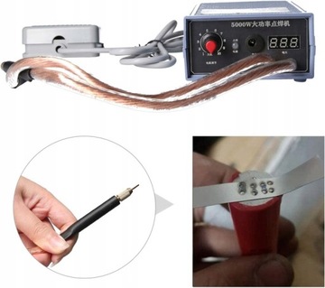 АППАРАТ ДЛЯ ТОЧЕЧНОЙ СВАРКИ АККУМУЛЯТОРНЫХ ЭЛЕМЕНТОВ ВЫСОКОЙ МОЩНОСТИ 5000 ВТ С НОЖНОЙ ПЕДАЛЬЮ