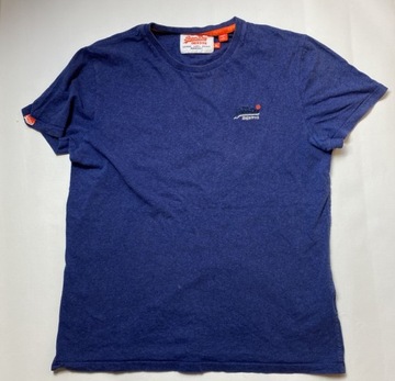 Superdry Super DRY ORYGINLNY GRANATOWY T SHIRT/ KOSZULKA /L