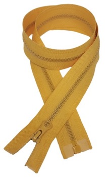 Zamek do kurtki, bluzy kostkowy ROZDZIELCZY 5mm 70cm żółty