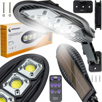 LAMPA SOLARNA ULICZNA czujnik ruchu zmierzch PILOT