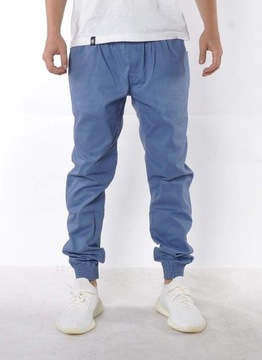 Spodnie XL Bossline Casual Jogger Niebieskie