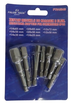 ПЕРЕХОДНИКИ ДЛЯ ОТВЕРТОК НАСАДКИ 1/4 3/8 1/2