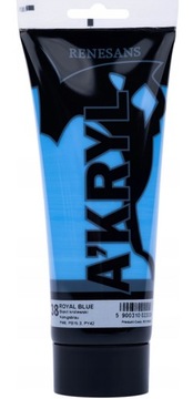RENESANS A'KRYL Farba akrylowa 200 ml 38-Błękit Królewski