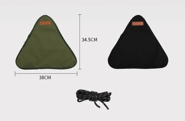 Подушка для сиденья мини-табурета, походный табурет своими руками из ткани Оксфорд с ремешком,