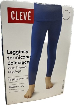 Детские термолеггинсы Cleve, размер 110/116, синие