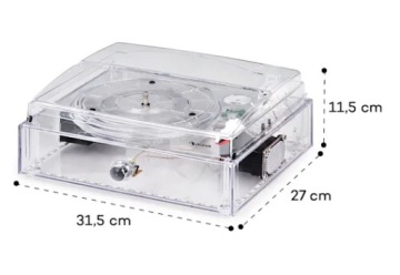 Проигрыватель проигрывателя Auna 10035573 ClearTech BT