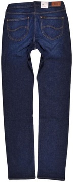 LEE spodnie HIGH blue NEW STRAIGHT _ W28 L33