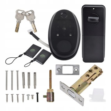 KLAMKA NA KOD SZYFR BLUETOOTH APP PALEC RFID
