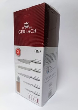 Набор ножей в блоке Gerlach FINE, 5 шт.
