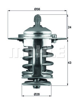 TERMOSTAT CAMRY CARINA 2.0 82