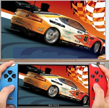 ИГРОВАЯ КОНСОЛЬ X12 PLUS БОЛЕЕ 1000 ИГР 7-ДЮЙМОВАЯ ИГРОВАЯ КОНСОЛЬ 16 ГБ ПОРТАТИВНАЯ