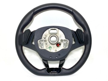 РУЛЕВОЕ КОЛЕСО SKODA OCTAVIA VRS 5E3959542G КРАСНОЕ