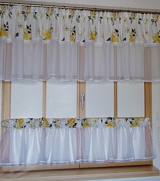 КУХОННАЯ ШТОРА ЛАМБРЕКЕН 220х60 с завистью