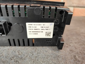 BMW F01 F02 F06 F07 F10 F11 PANEL KLIMATIZACE ZADNÍ KERAMICKÁ OHŘÍVAČ 4237201