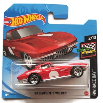 HOT WHEELS 64 CORVETTE STING RAY HW RACE DAY 2021