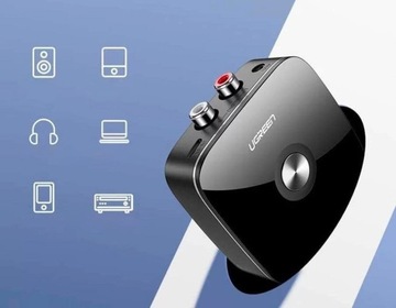АДАПТЕР UGREEN ПРИЕМНИК BLUETOOTH 5.1 2X МИНИ-ДЖЕК CINCH 3,5 ММ AUX APTX