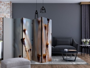 Ширма из 5 частей - Маковые головки II