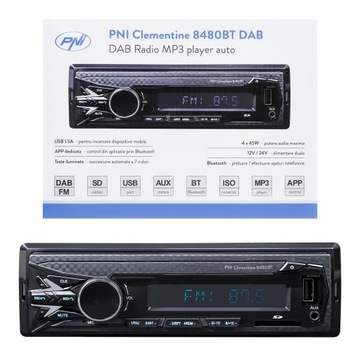 Radio MP3 Clementine Bus Truck 8480BT 12V/24V BN6