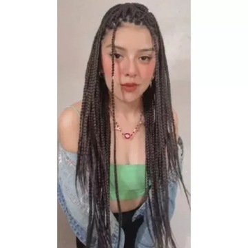 Синтетические косички для волос коричневые Soulima 23567