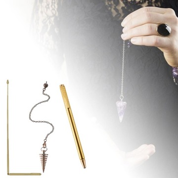 Wysuwany nowicjusz Miedziany uchwyt Przenośne różdżki turystyczne Miedź 3 szt