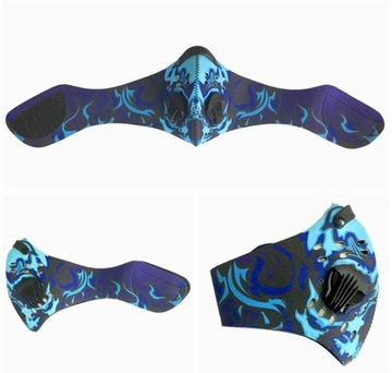 Anti -Smog Sports Mask с клапанами и фильтром -n