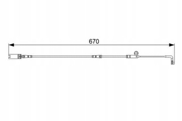 BOSCH Bosch 1 987 473 002 Сигнализатор износа тормозных накладок
