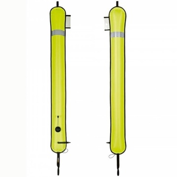 Bojka dekompresyjna XDeep 140 cm zamknięta żółta