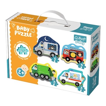 36071 TREFL BABY PUZZLE POJAZDY I ZAWODY