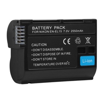 Akumulator Bateria EN-EL15C EN-EL15b do NIKON D7500 Z5 Z6 Z7 II 2 - 2650mAh