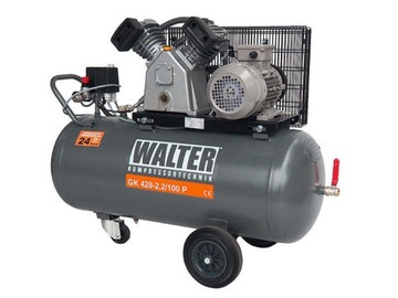 Kompresor tłokowy WALTER GK 420-2,2/100 100L