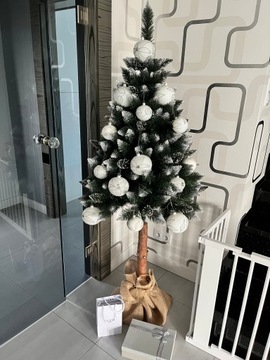 ИСКУССТВЕННАЯ РОЖДЕСТВЕНСКАЯ ЕЛЬ, СОСНА АЛМАЗНАЯ НА СТОЛБИКЕ, 160 СМ