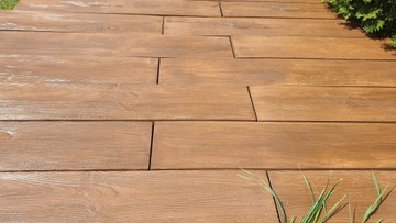 Современный бетон-дерево – 3-х элементный модуль