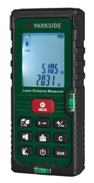 Дальномер Уровень ЖК-лазерный измеритель 50 м PLEM 50 D4 PARKSIDE
