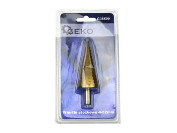 РОЖДЕСТВЕНСКАЯ ЕЛКА СТУПЕНЧАТОЕ КОНУСНОЕ СВЕРЛО 4–32 ММ HSS ИЗ НИТРИДА ТИТАНА ПРОЧНОЕ Олово