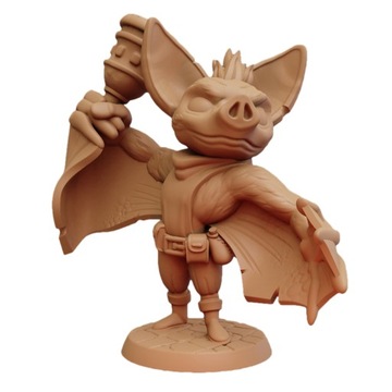 Figurki Dice Head CIBI Bat-Folk Grave Cleric RPG