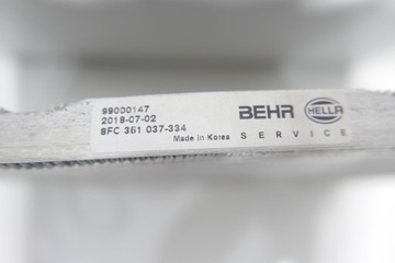 BEHR HELLA SERVICE 8FC351037334 CHLADIČ KLIMATIZACE
