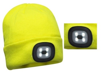Зимняя шапка со светодиодной подсветкой USB - безопасность и тепло, 150 лм, гибкая