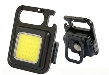 МИНИ-ФОНАРИК COB СВЕТОДИОДНАЯ ЛАМПА USB КАРМАН БРЕЛОК ОТКРЫВАТЕЛЬ МАГНИТНАЯ НОЖКА