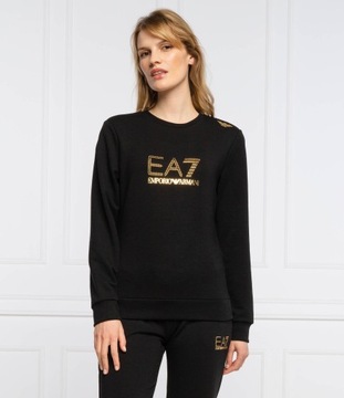 EA7 bluza | Regular Fit czarna