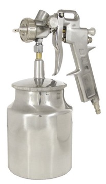 Pistolet lakierniczy S-990 HP dysza 2,5 mm dolny zbiornik 1000 ml
