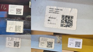 Корпус зеркала ПРАВЫЙ VW Volkswagen Passat B8 15- Arteon 17- OE 3G0857538