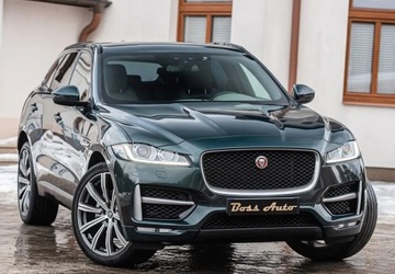Jaguar F-Pace SUV 3.0 TDV6 300KM 2016 Jaguar F-Pace 3.0D R-Sport 300KM Skora Navi Ledy Full Po Serwisie Gwaranc